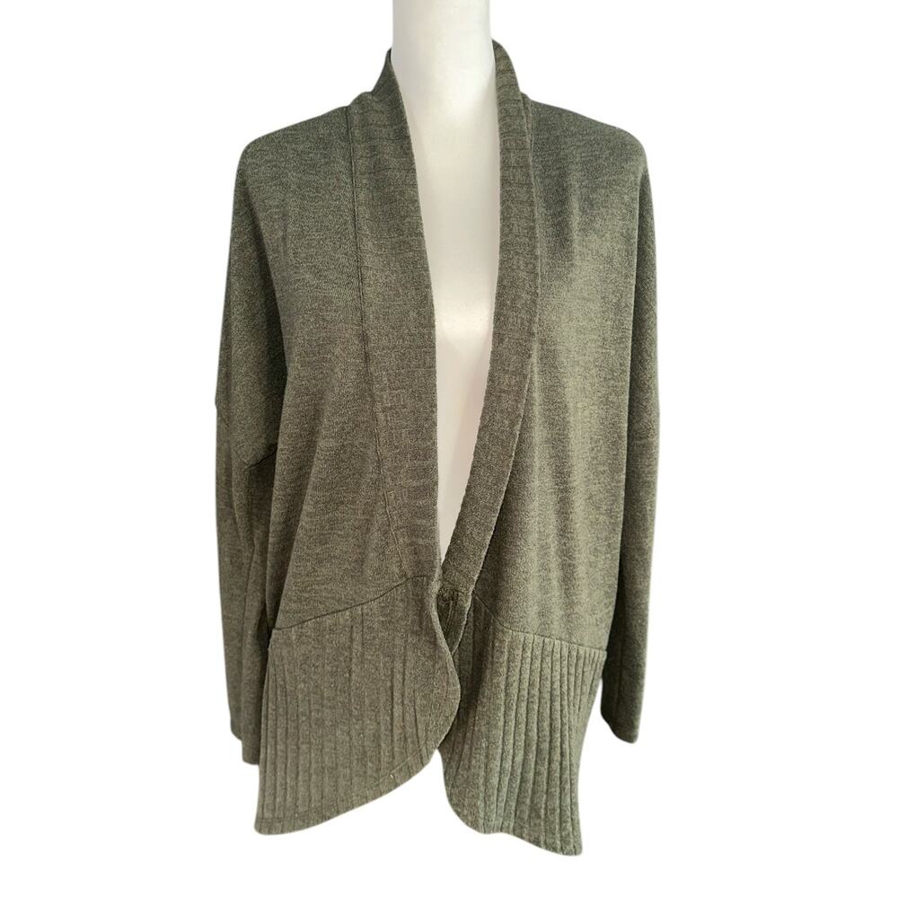 Sienna Sky Green Cardigan Sweater Medium